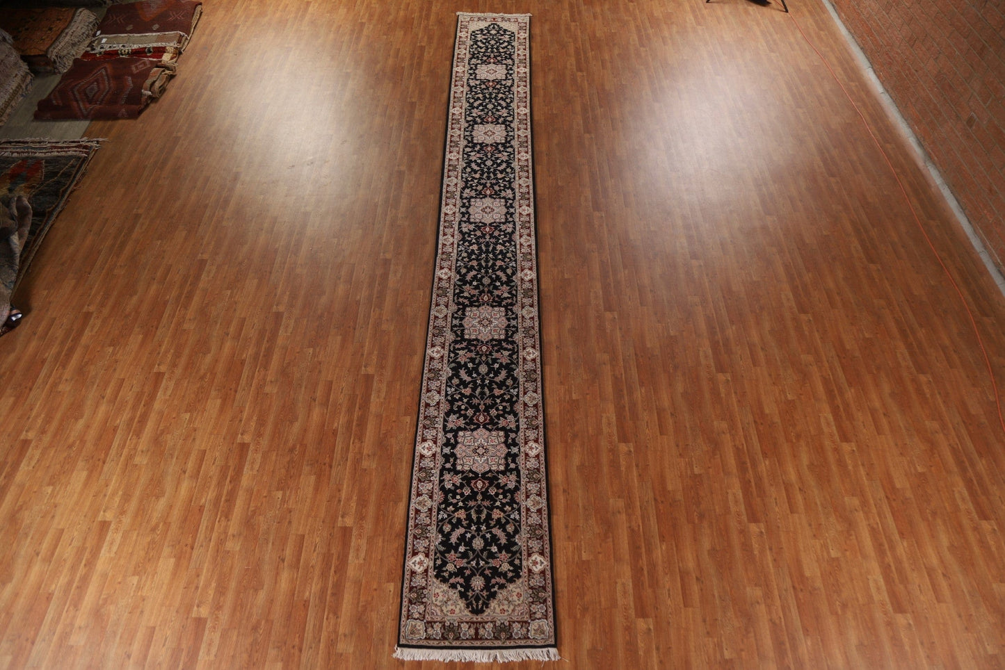 Floral Tabriz Persian Runner Rug 2x21