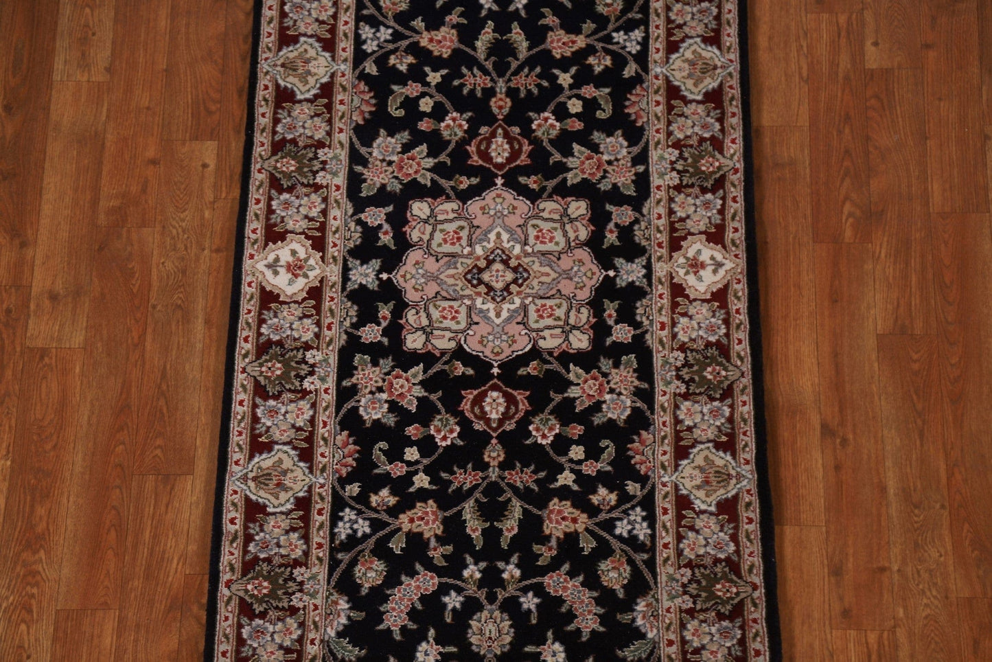 Floral Tabriz Persian Runner Rug 2x21