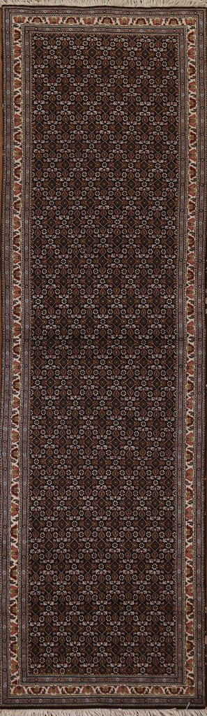 Vegetable Dye Tabriz Mahi Persian Runner Rug 2x10