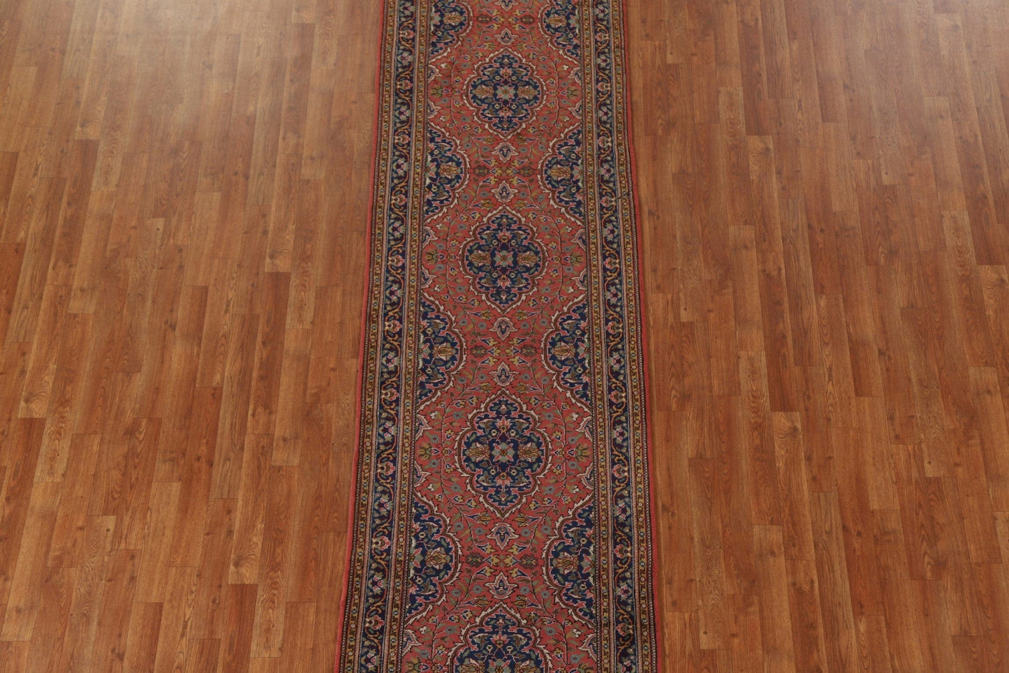 Vegetable Dye Tabriz Persian Runner Rug 3x11