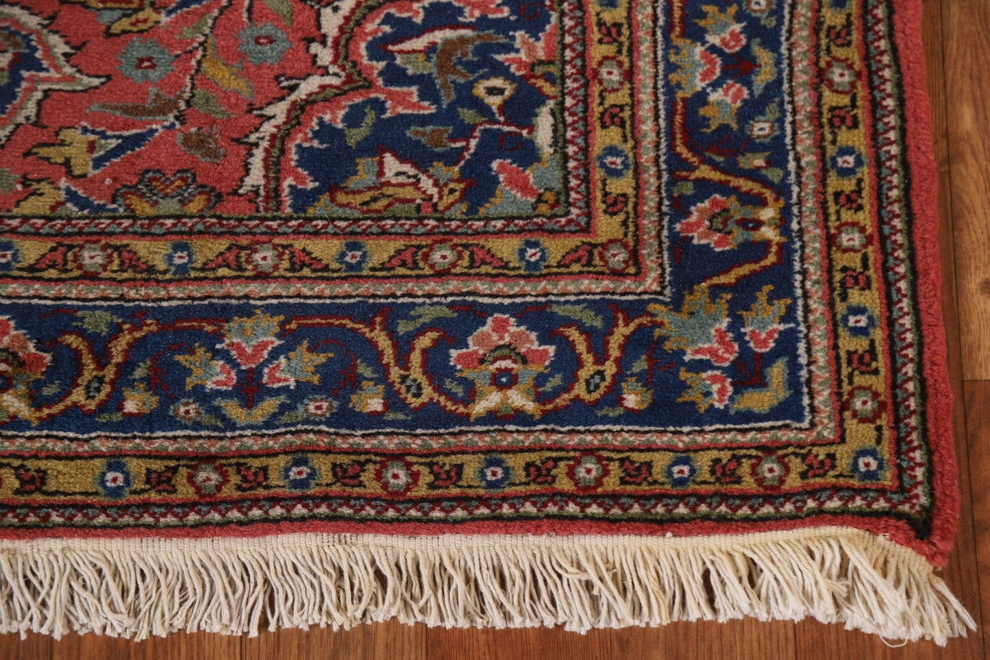 Vegetable Dye Tabriz Persian Runner Rug 3x11