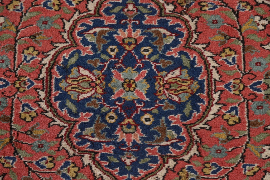 Vegetable Dye Tabriz Persian Runner Rug 3x11