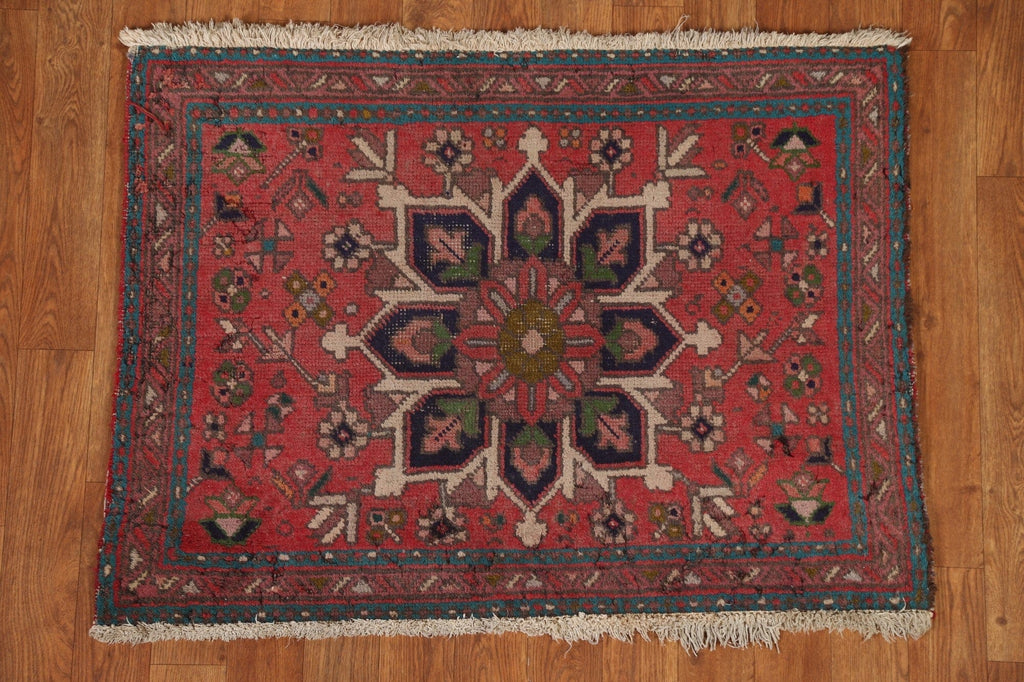 Geometric Heriz Persian Rug 2x3