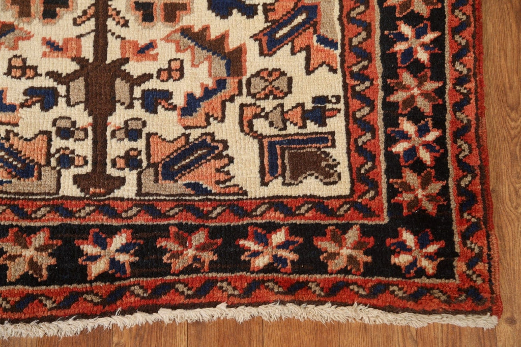 Vintage Wool Heriz Persian Rug 3x4