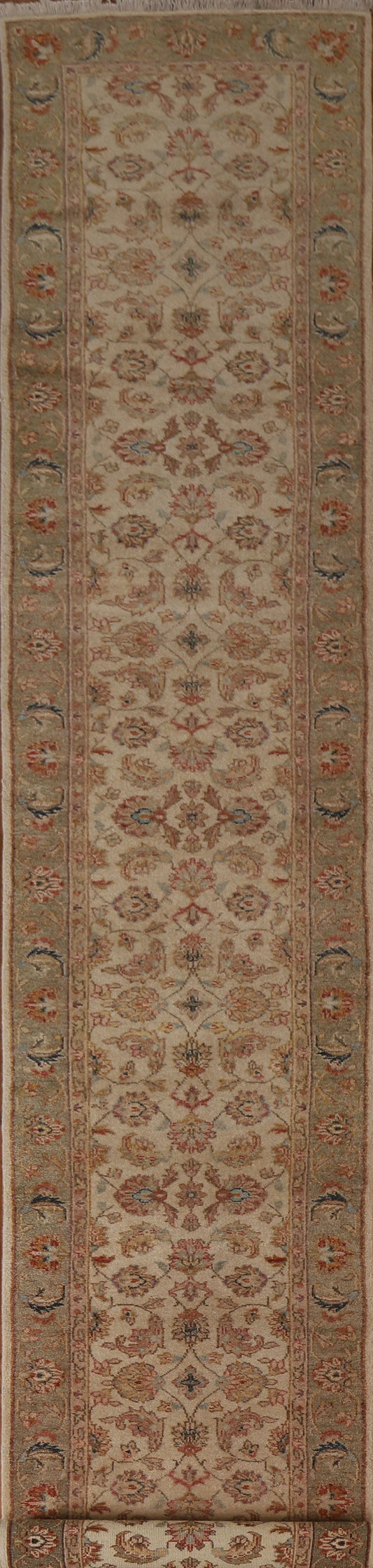 Floral Peshawar Chobi Oriental Runner Rug 3x16