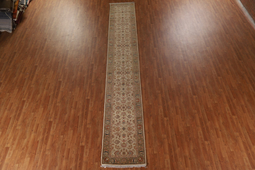 Floral Peshawar Chobi Oriental Runner Rug 3x16