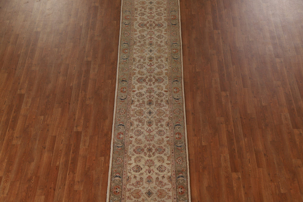 Floral Peshawar Chobi Oriental Runner Rug 3x16