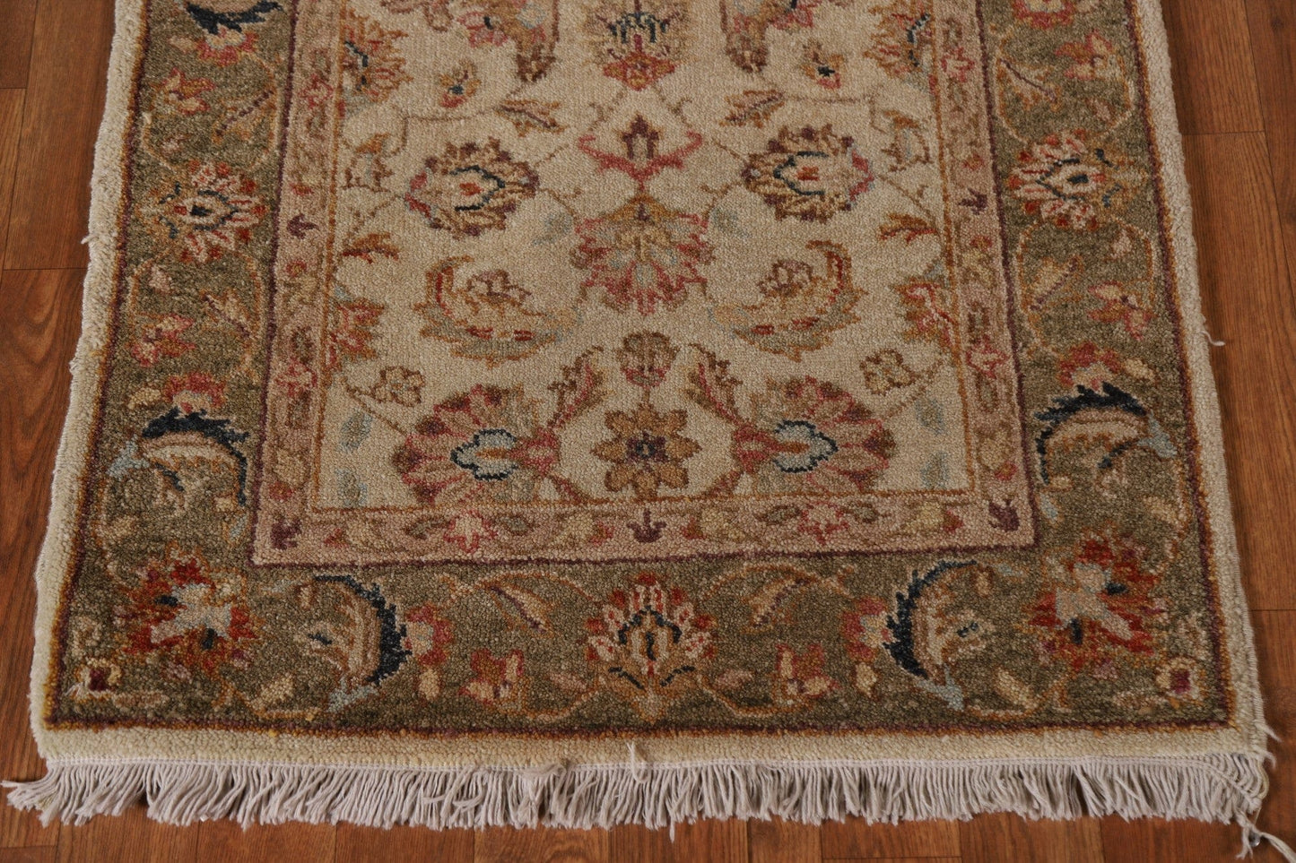 Floral Peshawar Chobi Oriental Runner Rug 3x16