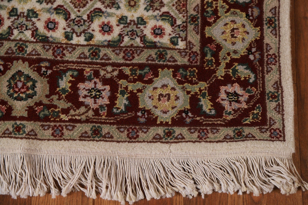 All-Over Wool Tabriz Runner Rug 2x20