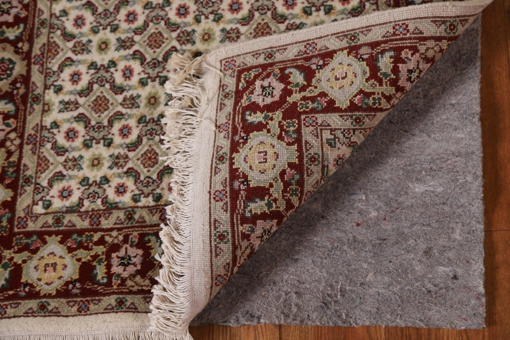 All-Over Wool Tabriz Runner Rug 2x20