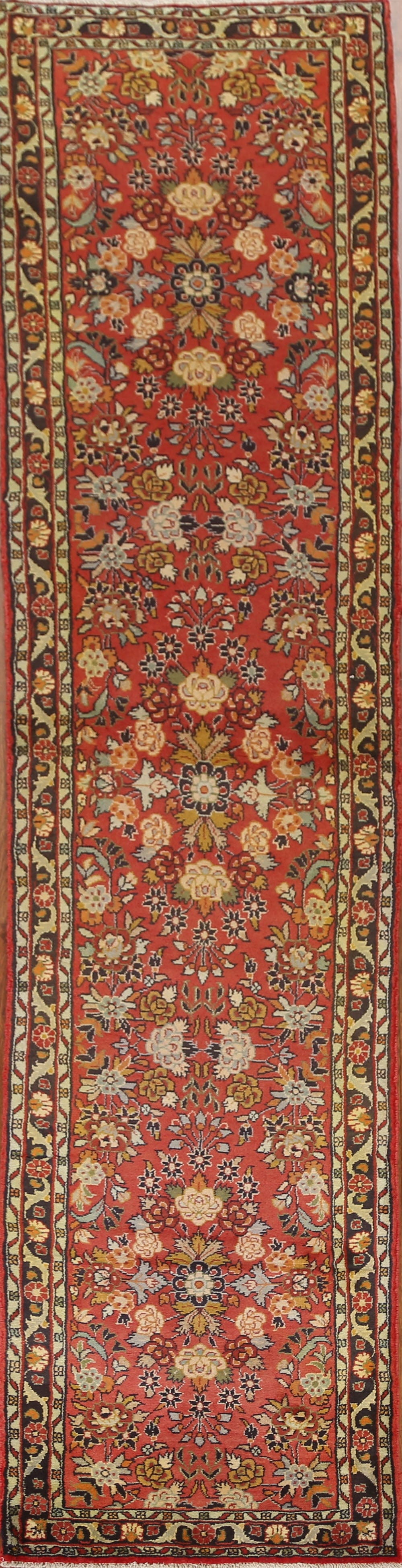 Vegetable Dye Lilian Persian Runner Rug 2x11