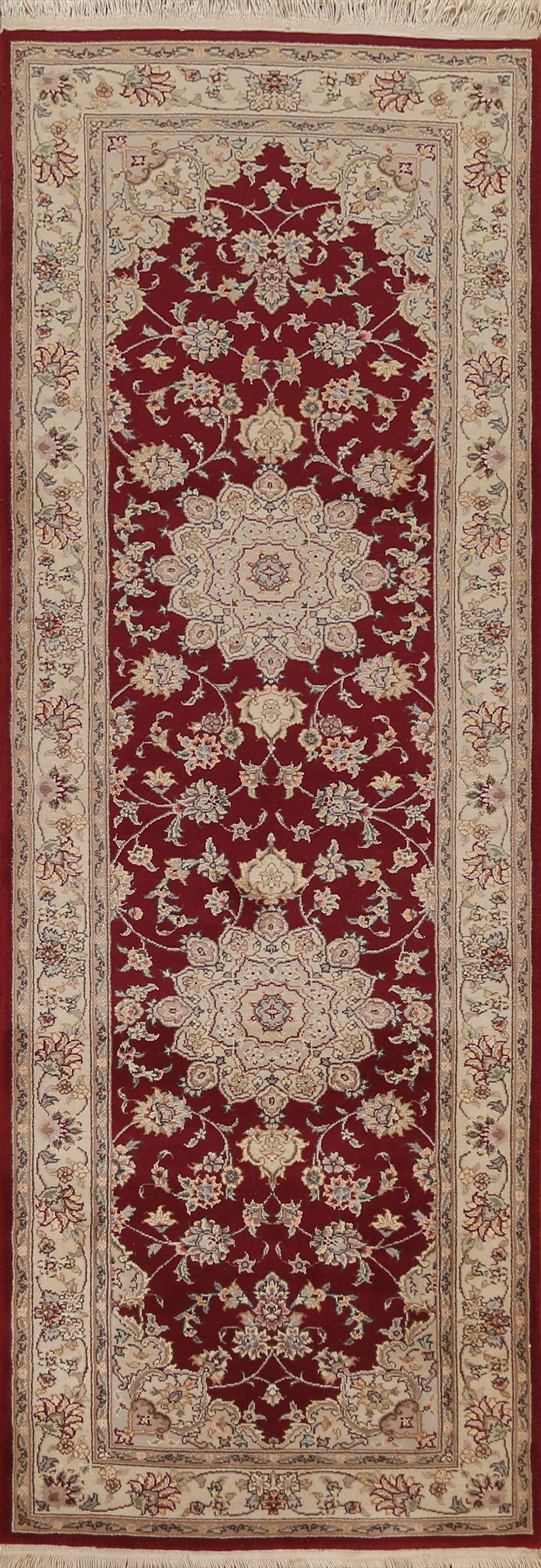 Vegetable Dye Aubusson Oriental Rug 3x8