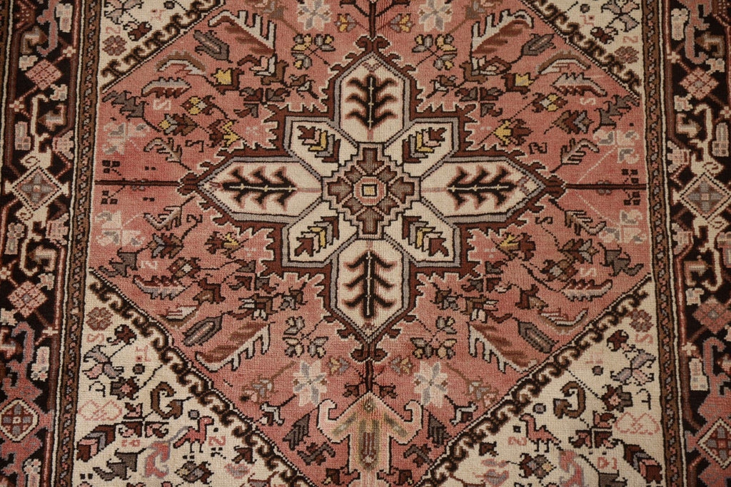 Vintage Heriz Persian Area Rug 5x6