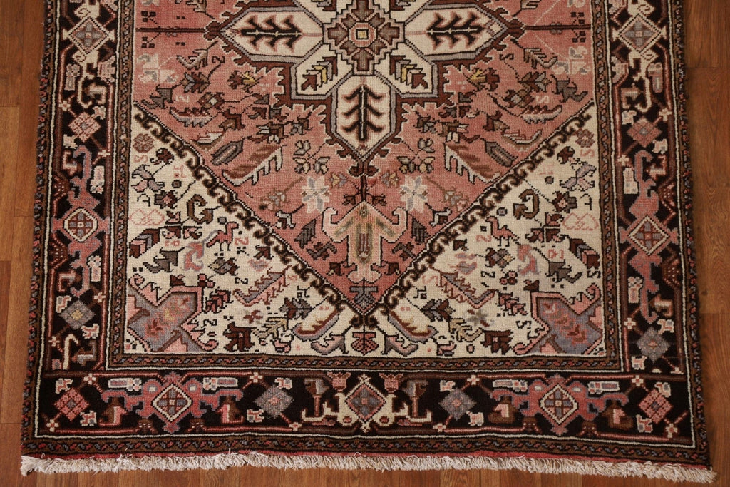 Vintage Heriz Persian Area Rug 5x6