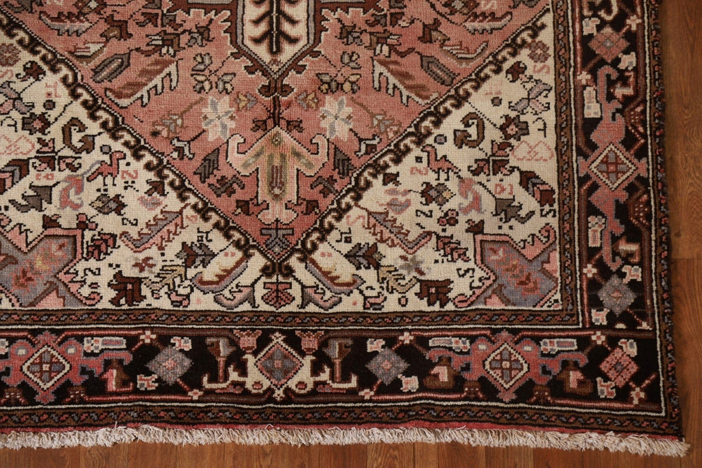 Vintage Heriz Persian Area Rug 5x6