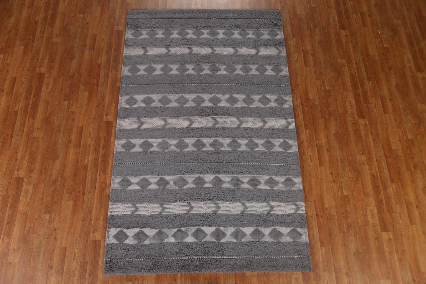 Geometric Moroccan Handmade Area Rug 5x8