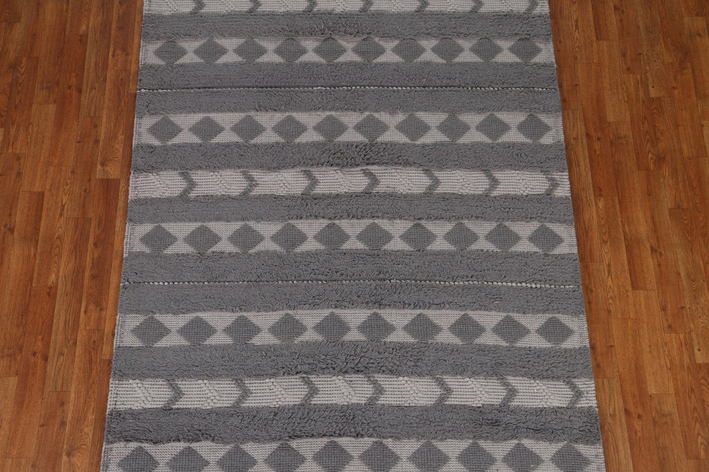 Geometric Moroccan Handmade Area Rug 5x8