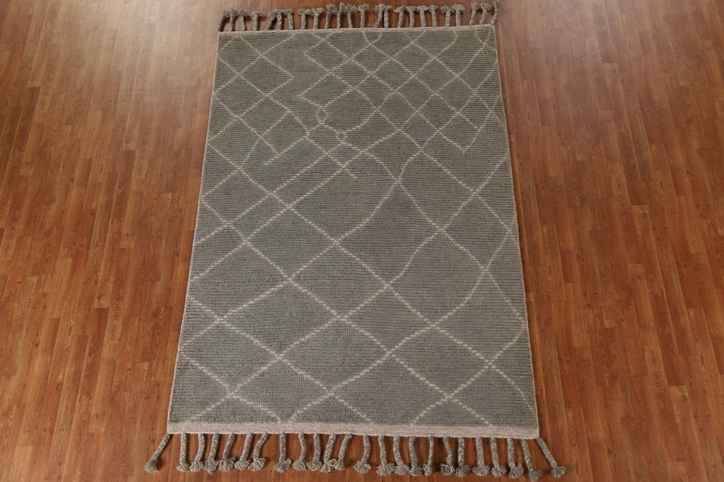 Trellis Moroccan Wool Area Rug 6x8