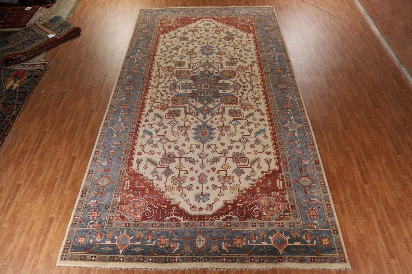 Palace Size Heriz Serapi Oriental Area Rug 11x21