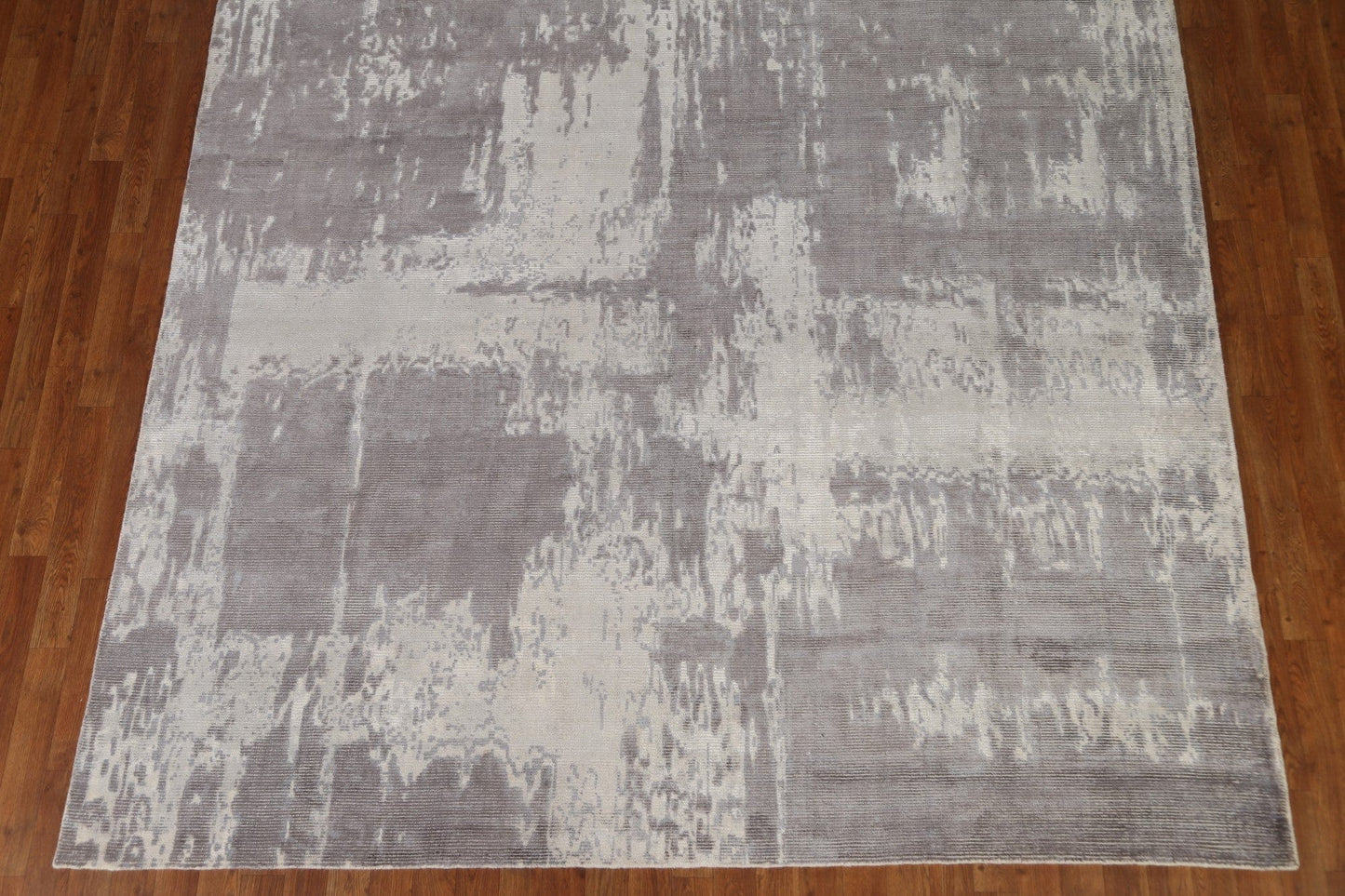 Distressed Look Abstract Area Rug 8x11