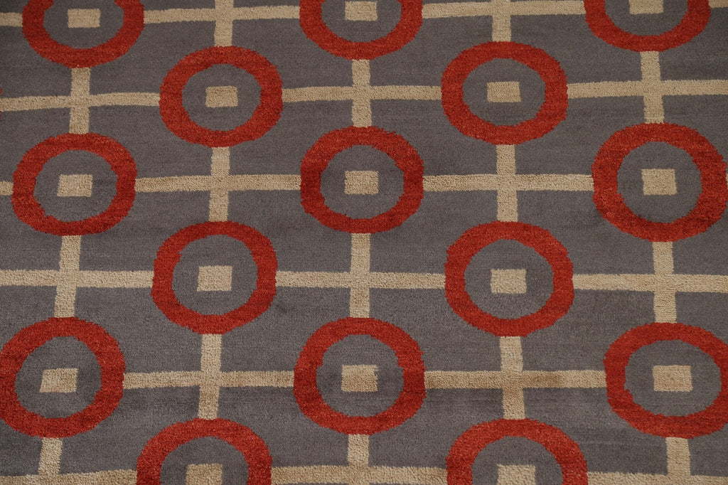 All-Over Gabbeh Wool Area Rug 8x10