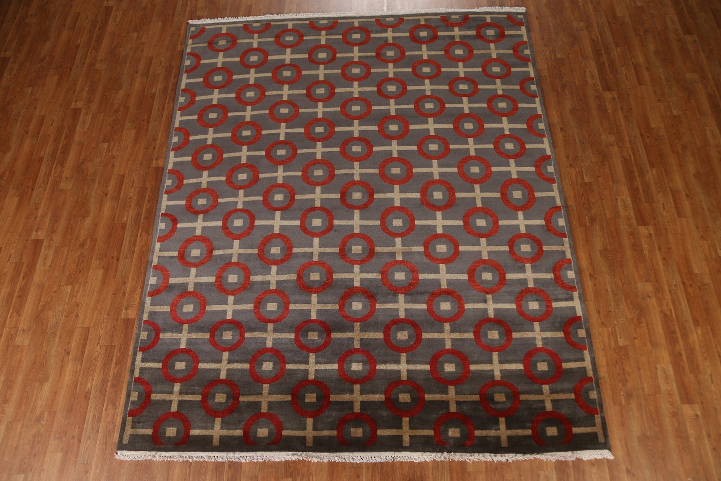 All-Over Gabbeh Wool Area Rug 8x10