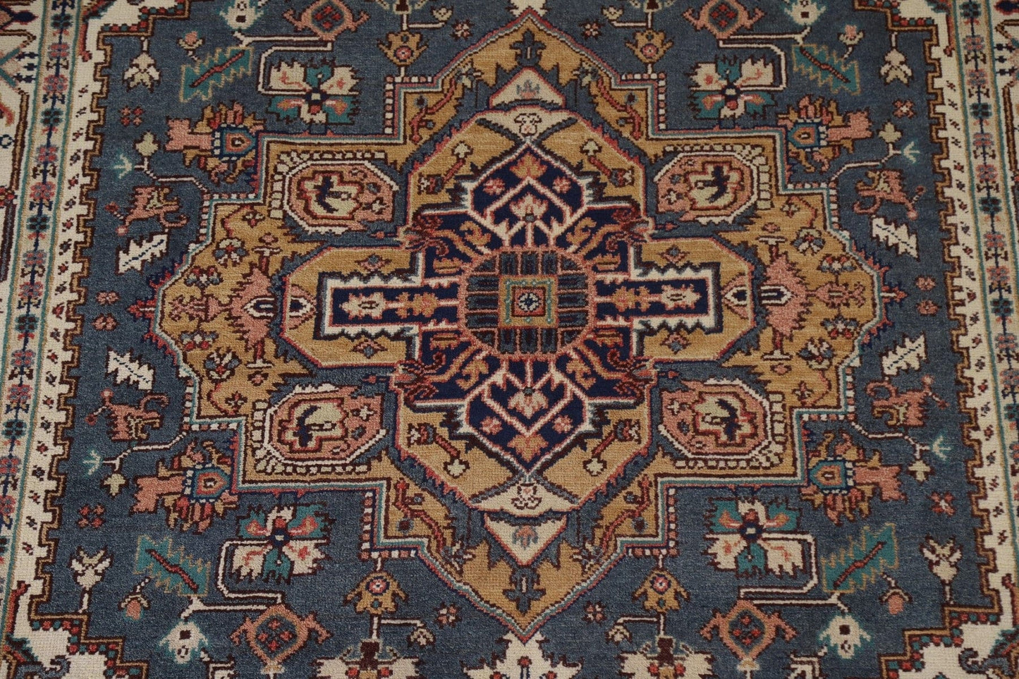 Blue Heriz Serapi Area Rug 8x10