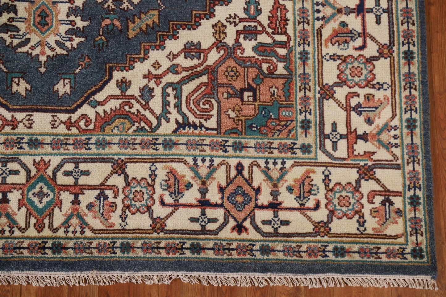 Blue Heriz Serapi Area Rug 8x10