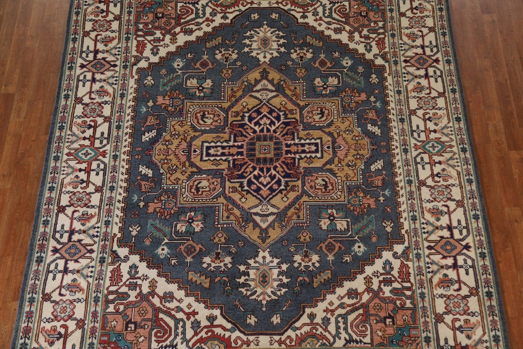 Blue Heriz Serapi Area Rug 8x10