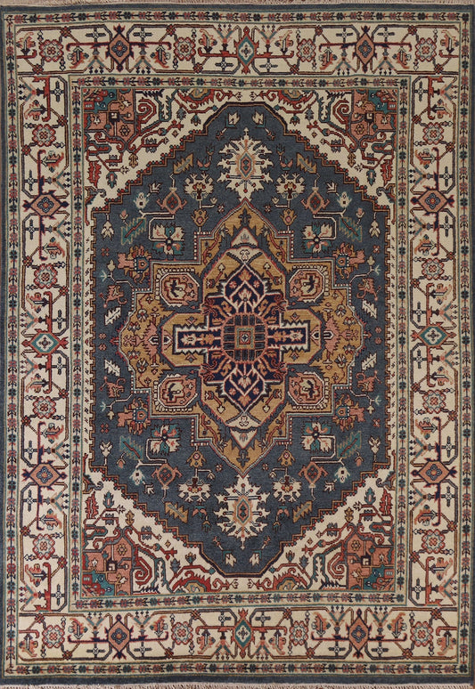 Blue Heriz Serapi Area Rug 8x10