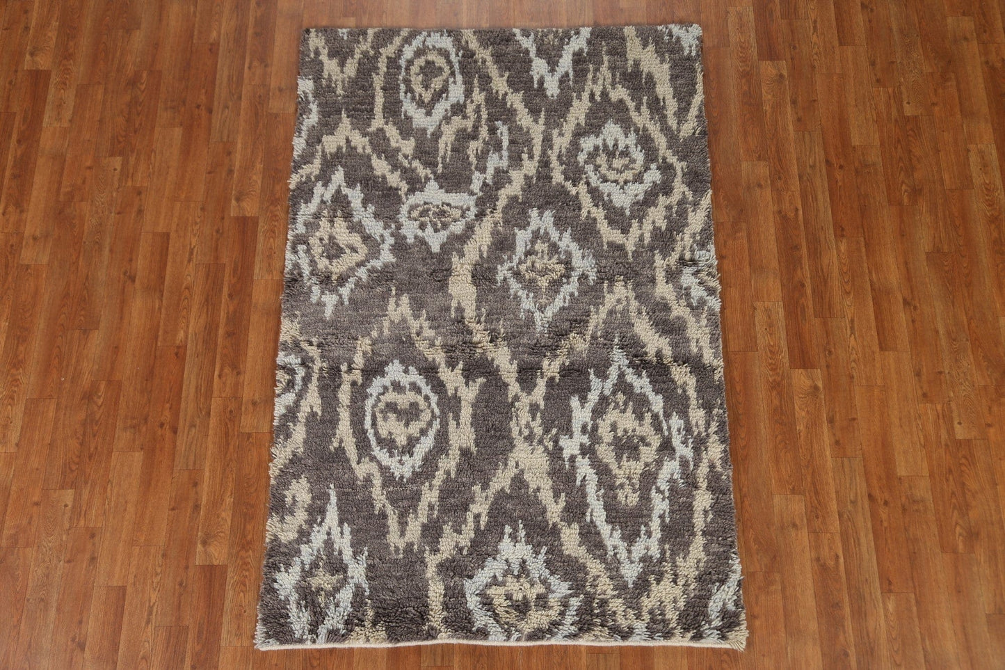 Abstract Moroccan Area Rug 4x6