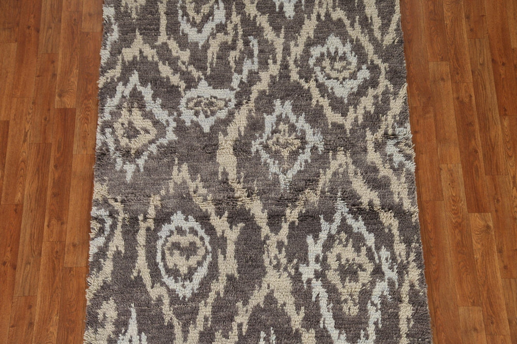 Abstract Moroccan Area Rug 4x6