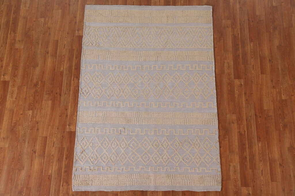 Tribal Kilim Moroccan Area Rug 4x6