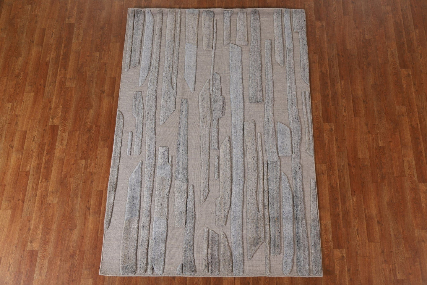 Handmade Modern Area Rug 5x8