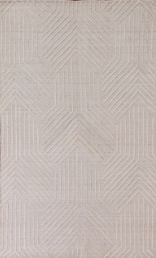 Geometric Abstract Area Rug 5x8