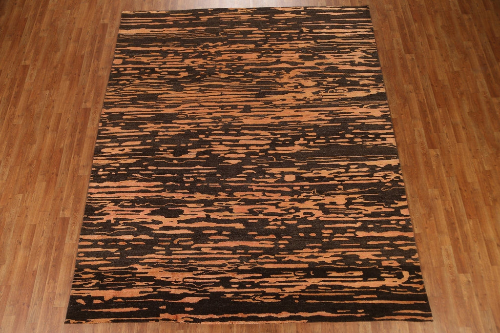 Handmade Abstract Area Rug 8x10