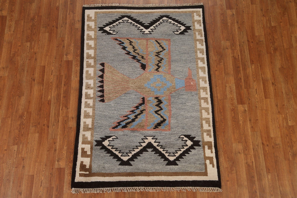 Tribal Nepalese Area Rug 4x6