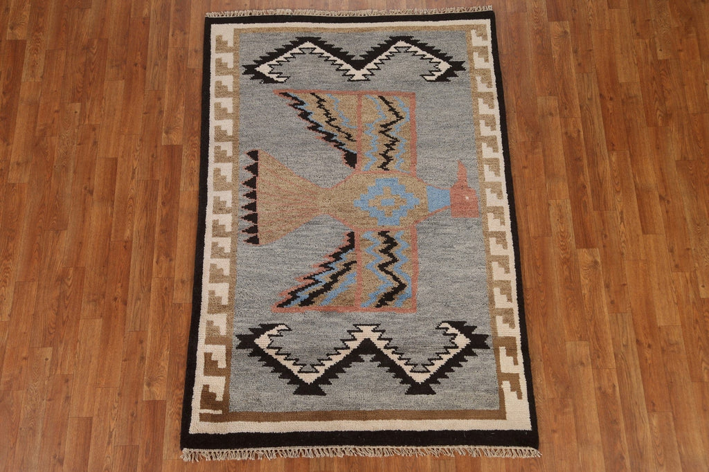 Tribal Nepalese Area Rug 4x6