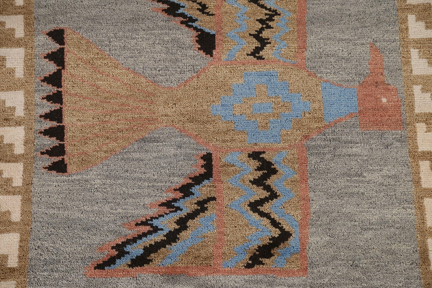 Tribal Nepalese Area Rug 4x6