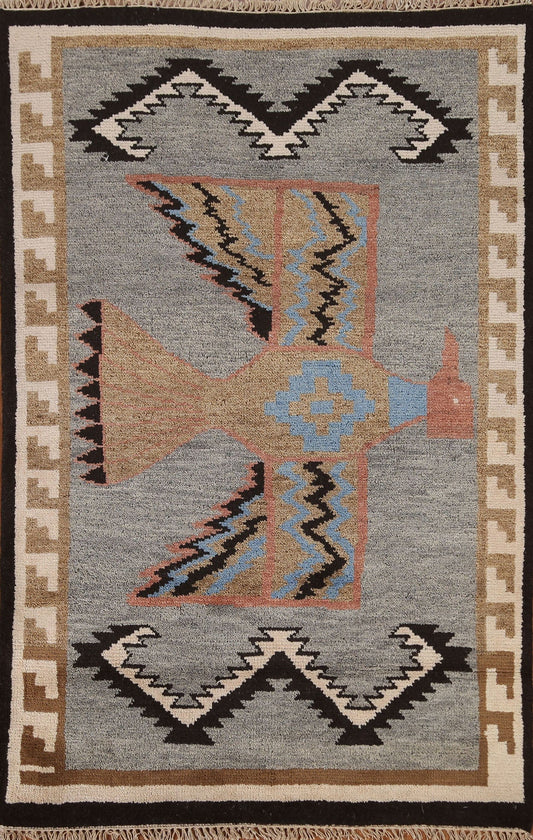 Tribal Nepalese Area Rug 4x6