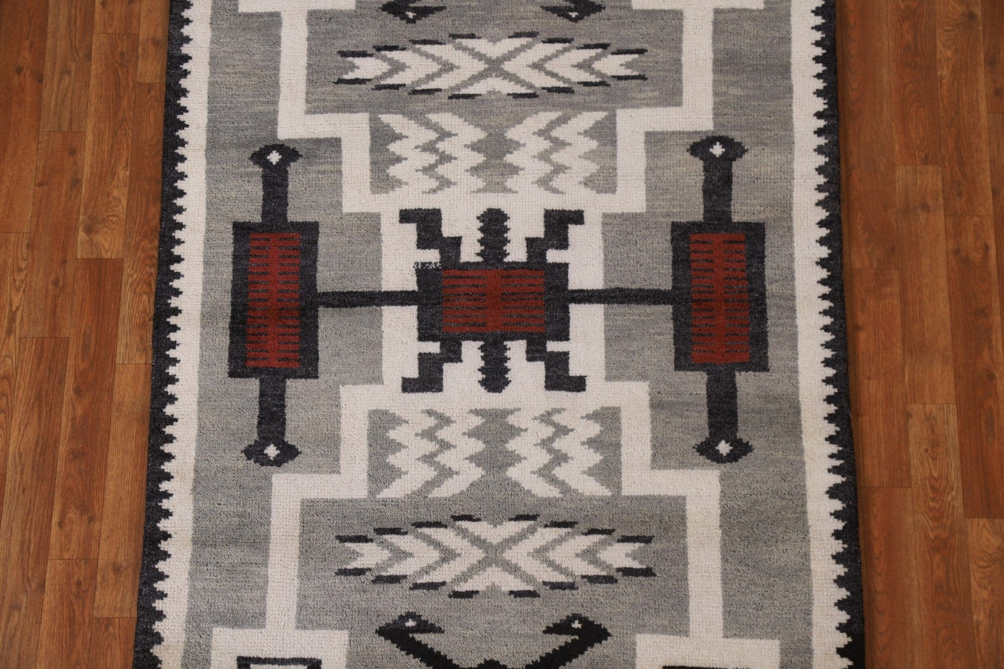 Tribal Nepalese Oriental Area Rug 4x6