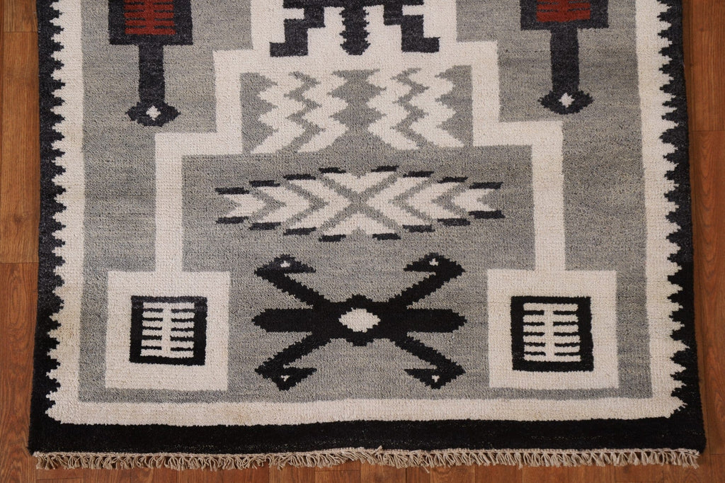 Tribal Nepalese Oriental Area Rug 4x6