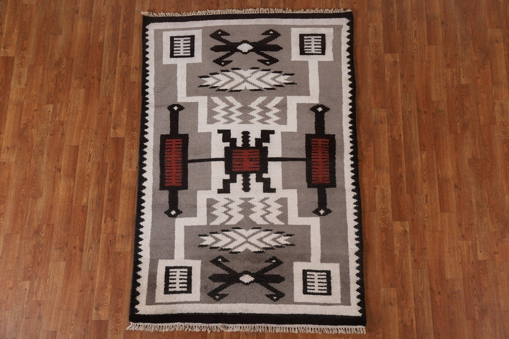 Tribal Nepalese Area Rug 4x6