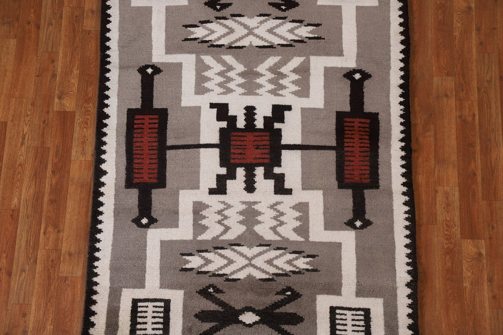 Tribal Nepalese Area Rug 4x6