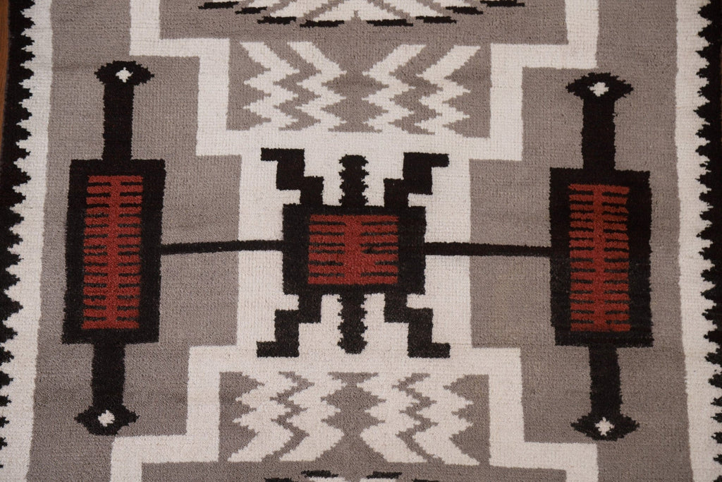 Tribal Nepalese Area Rug 4x6