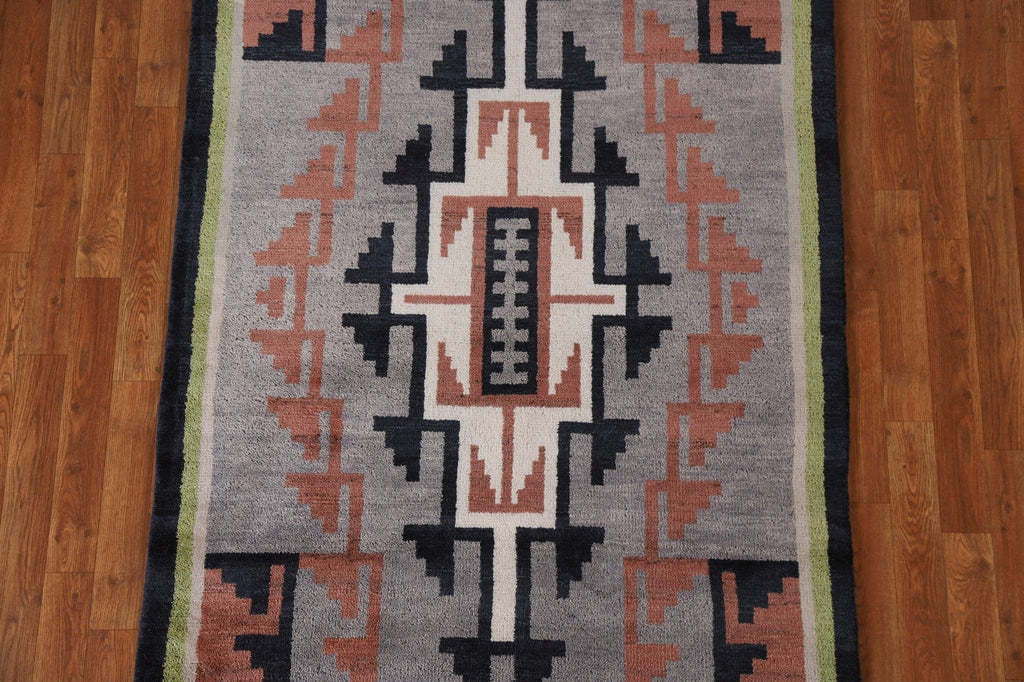 Tribal Nepalese Area Rug 4x6