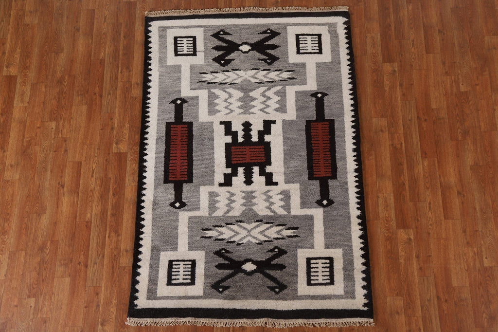 Handmade Nepalese Tribal Area Rug 4x6