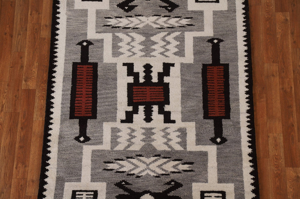 Handmade Nepalese Tribal Area Rug 4x6