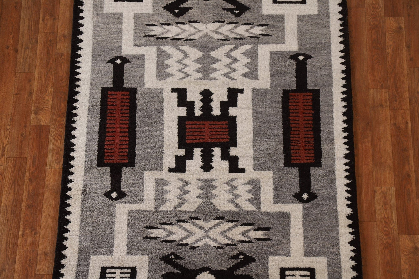 Handmade Nepalese Tribal Area Rug 4x6