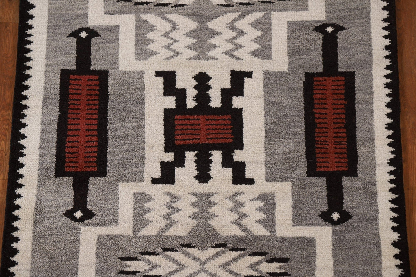 Handmade Nepalese Tribal Area Rug 4x6